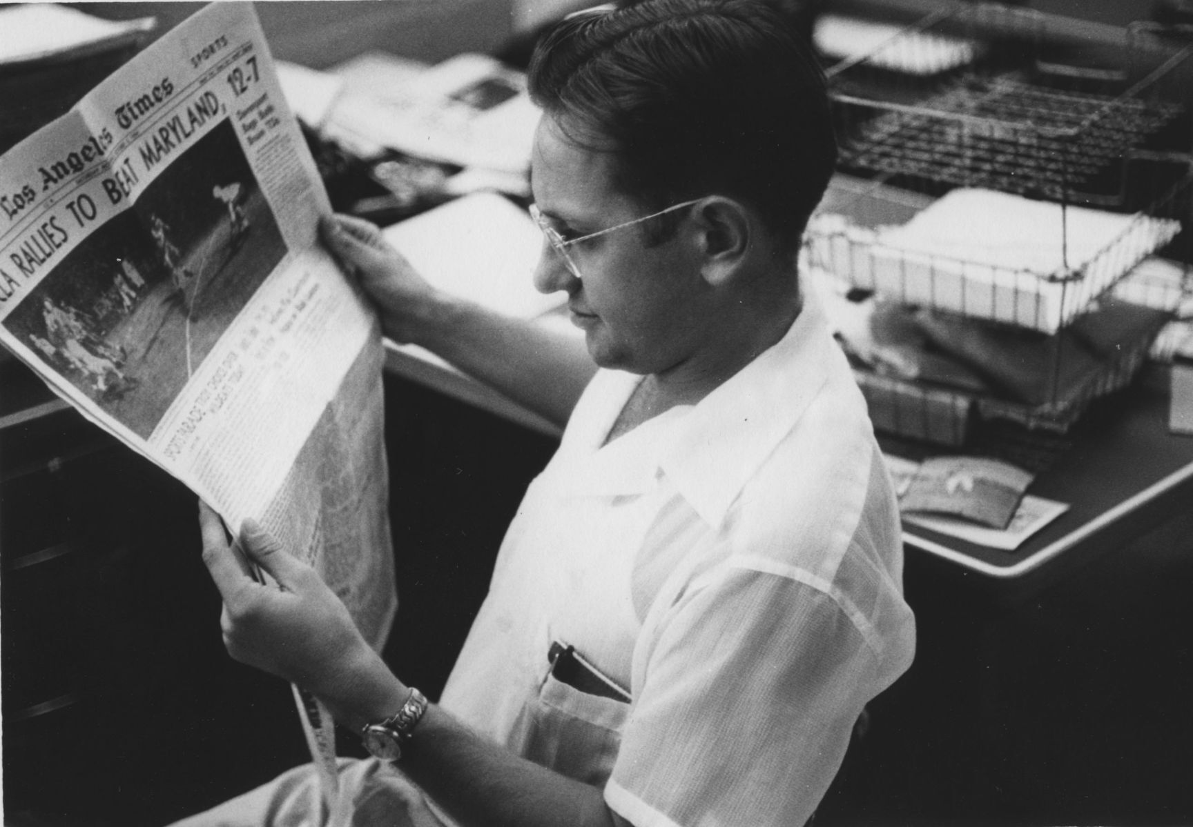 Tucson Citizen newsroom, 1954